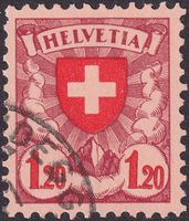 1940, Nr.164y (Kreidepapier) von BALDEGG, Kat: 100.-+