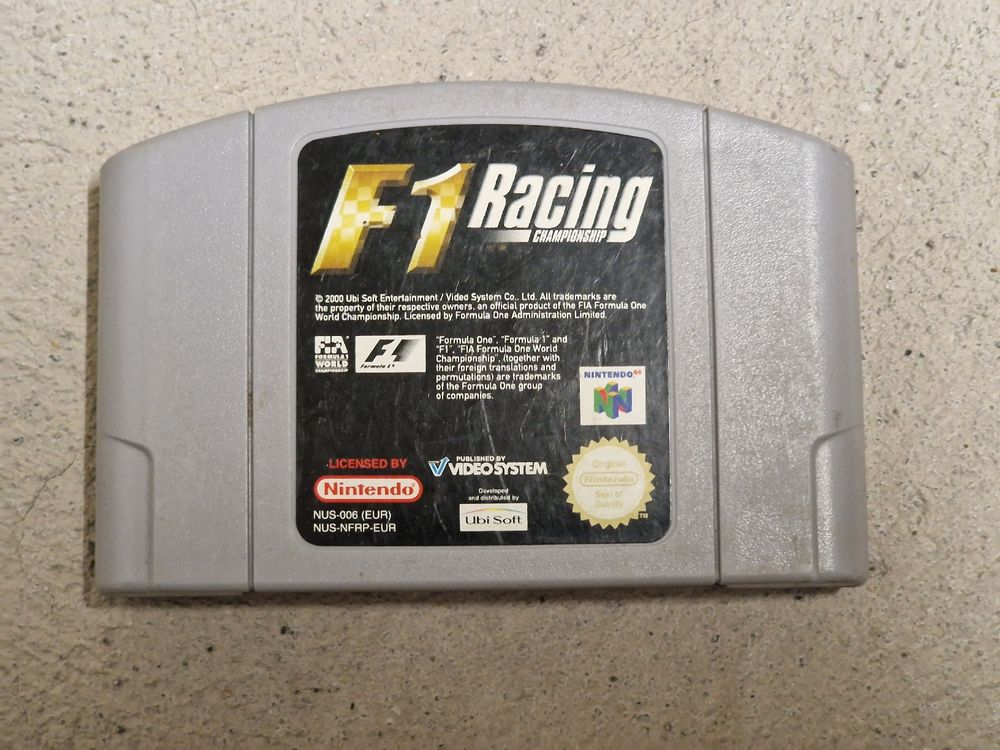 F1 Racing Nintendo 64 (Gebraucht) in sevelen für CHF 37.9 – mit ...