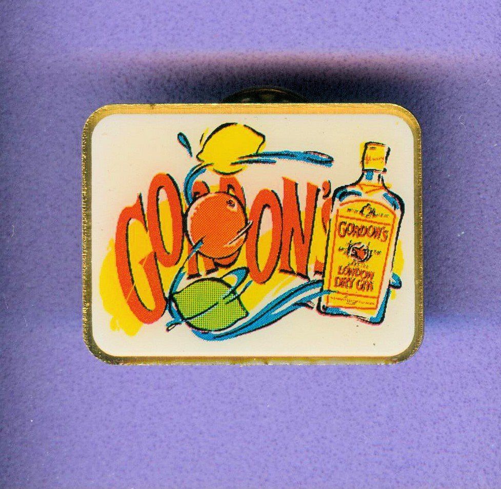Plaketten & Abzeichen: GORDON'S  Gin – Gebraucht aus Winterthur von Sammleroase