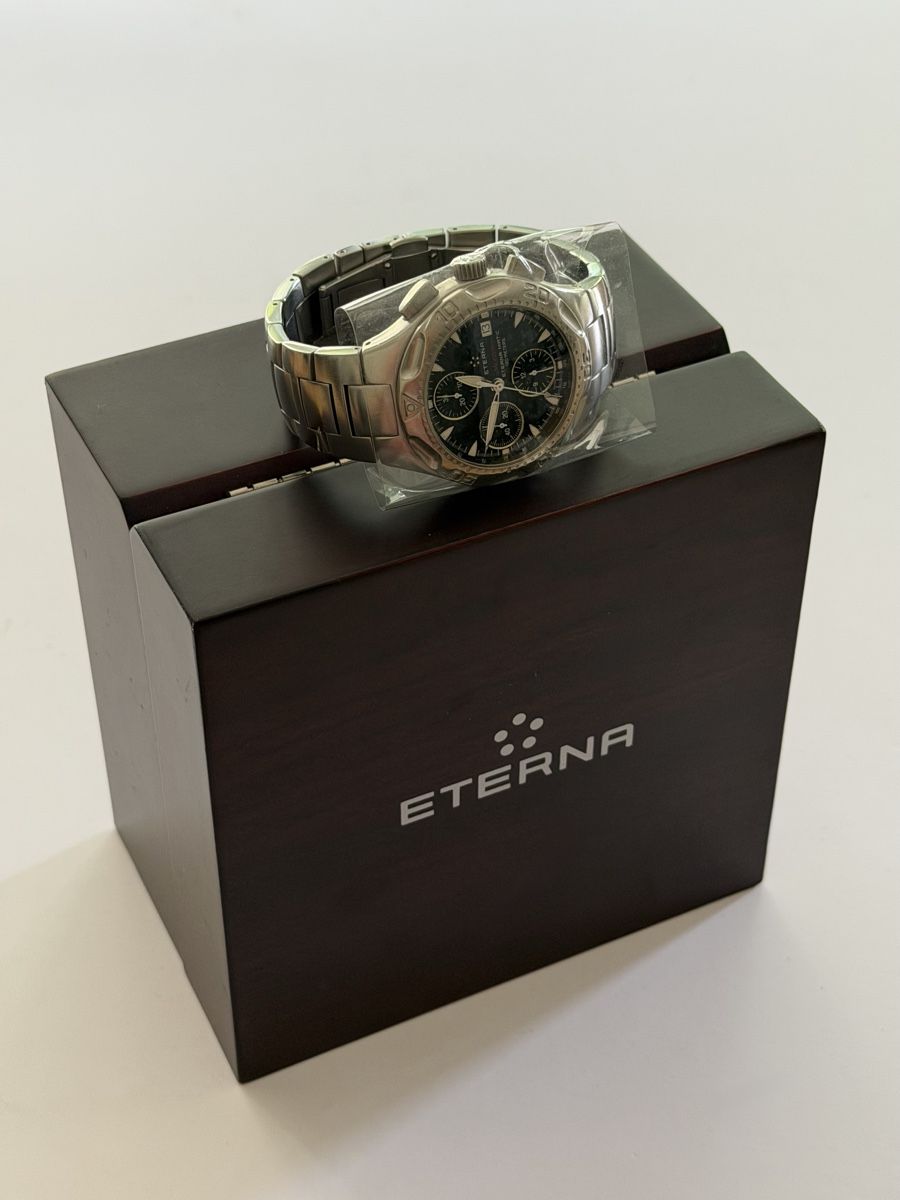 Eterna Orologi: Eterna Monterey Chronograph 120 Meter Automatic läuft – Usato da Schaffhausen venduto da Shshopsh 3