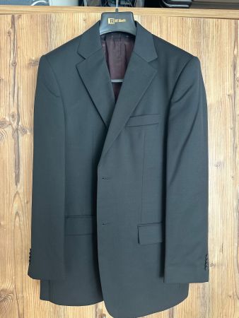 Herren anzug schwarz klassisch Schnitt gebraucht Zustand
