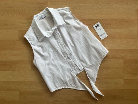 schönes Blusen-Top weiss, Gr. M