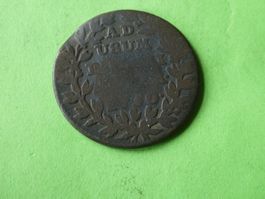 mir unbekannte Kupfermünze 27 mm  von 1750