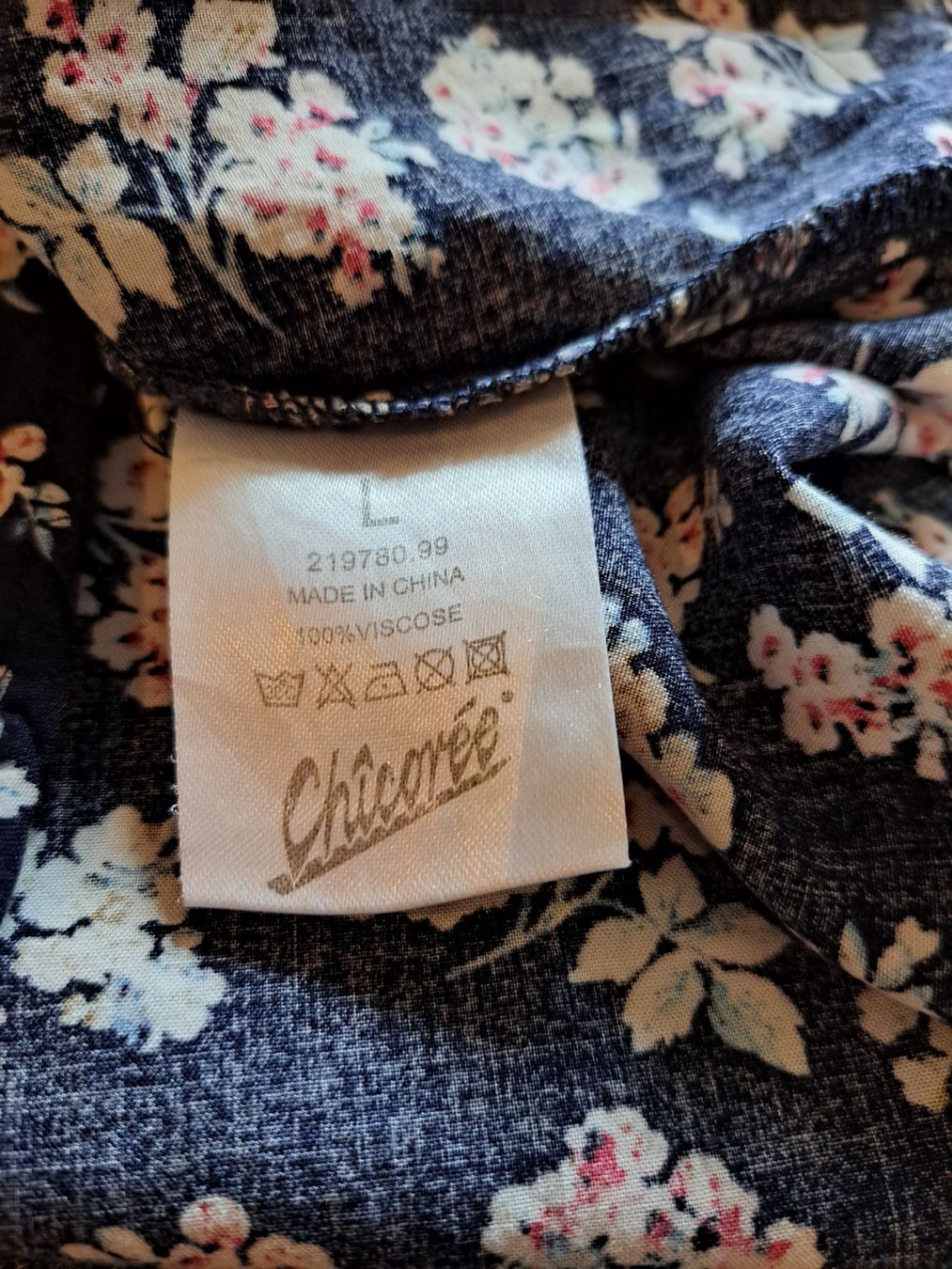 Tops: Sommerliches Top mit Blumenmuster, Grösse L – Gebraucht aus Rafz von MuriFinn 4