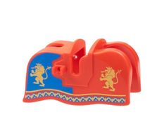 13744pb03 Horse Barding Gold Lions Castle (NEU)