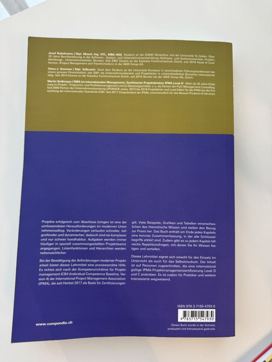 Livres: Buch Projektmanagement – Neuf (Voir description) à Ruggell par mar_vq6b 1
