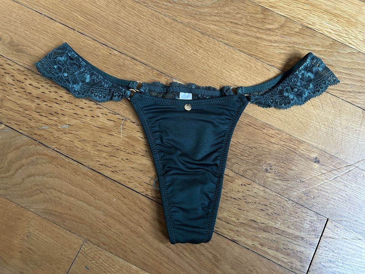 Altra biancheria intima: Coco Malou Spitzenstring Lia Smaragdgrün Gr. S (34/36) – Nuovo e nell'imballaggio originale da Olten venduto da patricialesandra 1