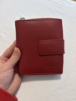 0714 Portemonnaie Leder rot neuwertig