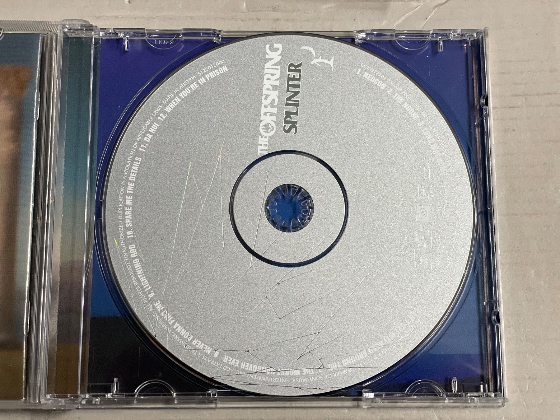 CD: The Offspring-Splinter CD – Usato da Muri b. Bern venduto da AdidasCollector 2