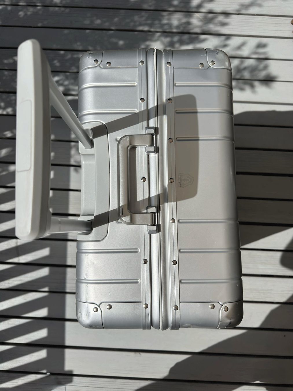 Reisekoffer: Lufthansa Aluminium Collection Koffer L, Silber – Gebraucht aus Thalwil von staublee 4