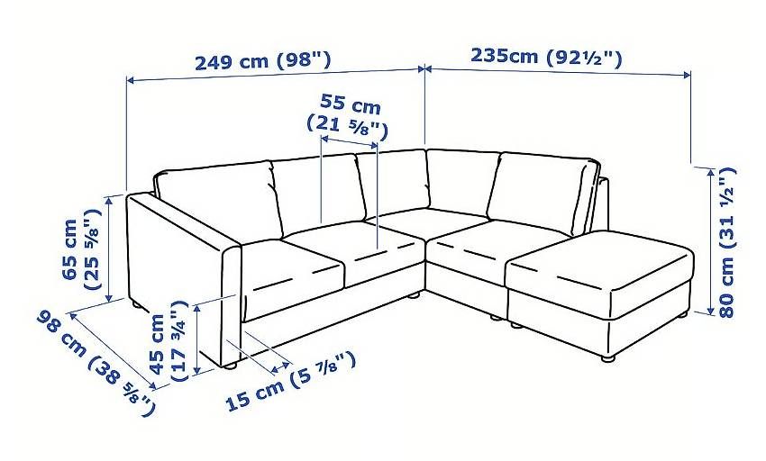 Divani: Grand canapé (Ikea "Vimle") – Usato da Lausanne venduto da mde_jg5r 1