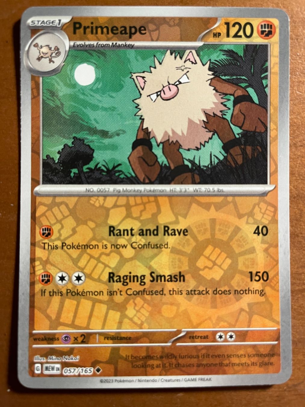 Pokémon Sammelbilder & Trading cards: Pokemon Primeape Reverse (Versand gratis) – Neu (gemäss Beschreibung) aus Chur von Angerson