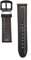 DriftElement Lederarmband 22 mm Leder Armband Schwarz Weiss
