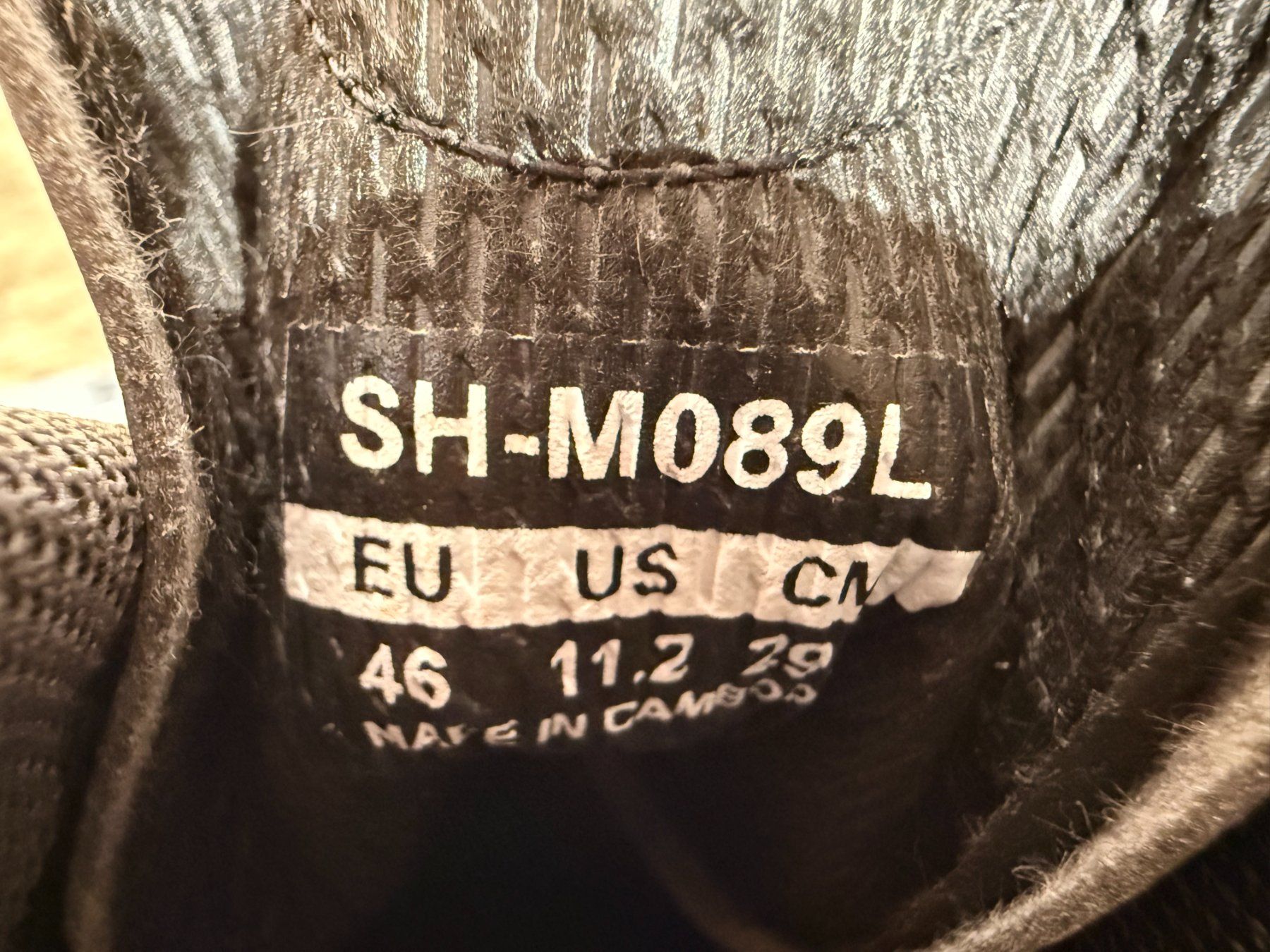 Chaussures hommes: Shimano SH-M089L Gr.46 – Neuf avec emballage d'origine à Lauterbrunnen par Imboden-Bike 2