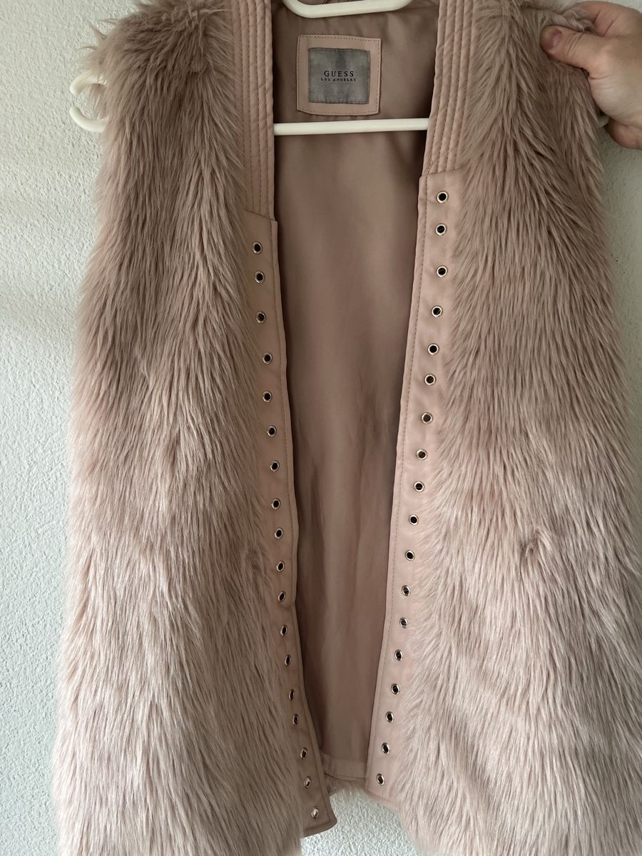 Guess Gilet & Giacche senza maniche: Original Guess hellrosa Veste kein echter Pelz – Nuovo (secondo la descrizione) da Winterthur venduto da yar_dpp8 1
