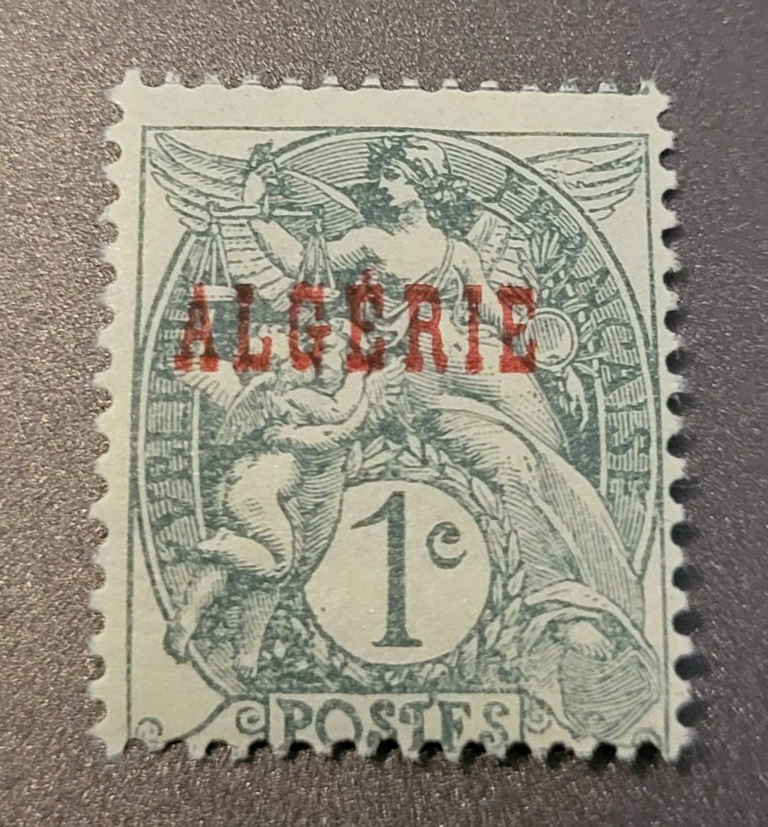 Tutti i francobolli: Algerien 1924 alte briefmarke – Usato da St Gallen venduto da Stampsalshobby