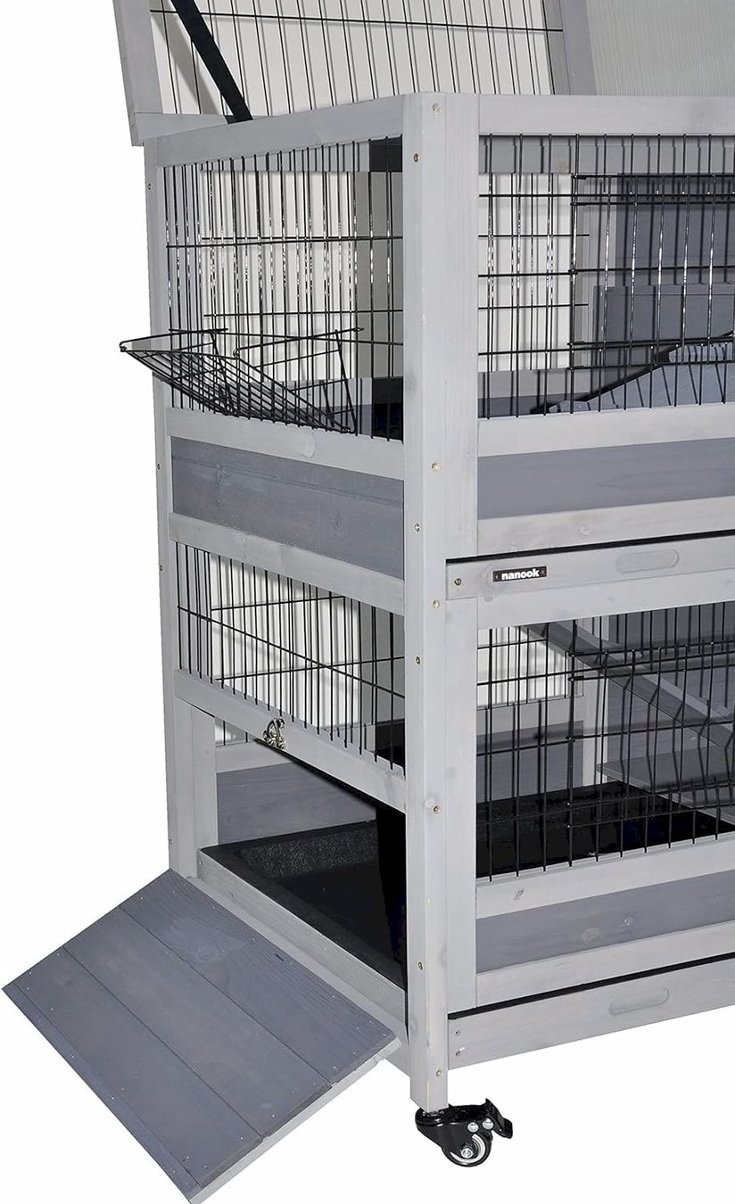 Cages, transport & sécurité: Indoor Kleinstierstall Belinda grau – Neuf avec emballage d'origine à Bottighofen par zaap 7