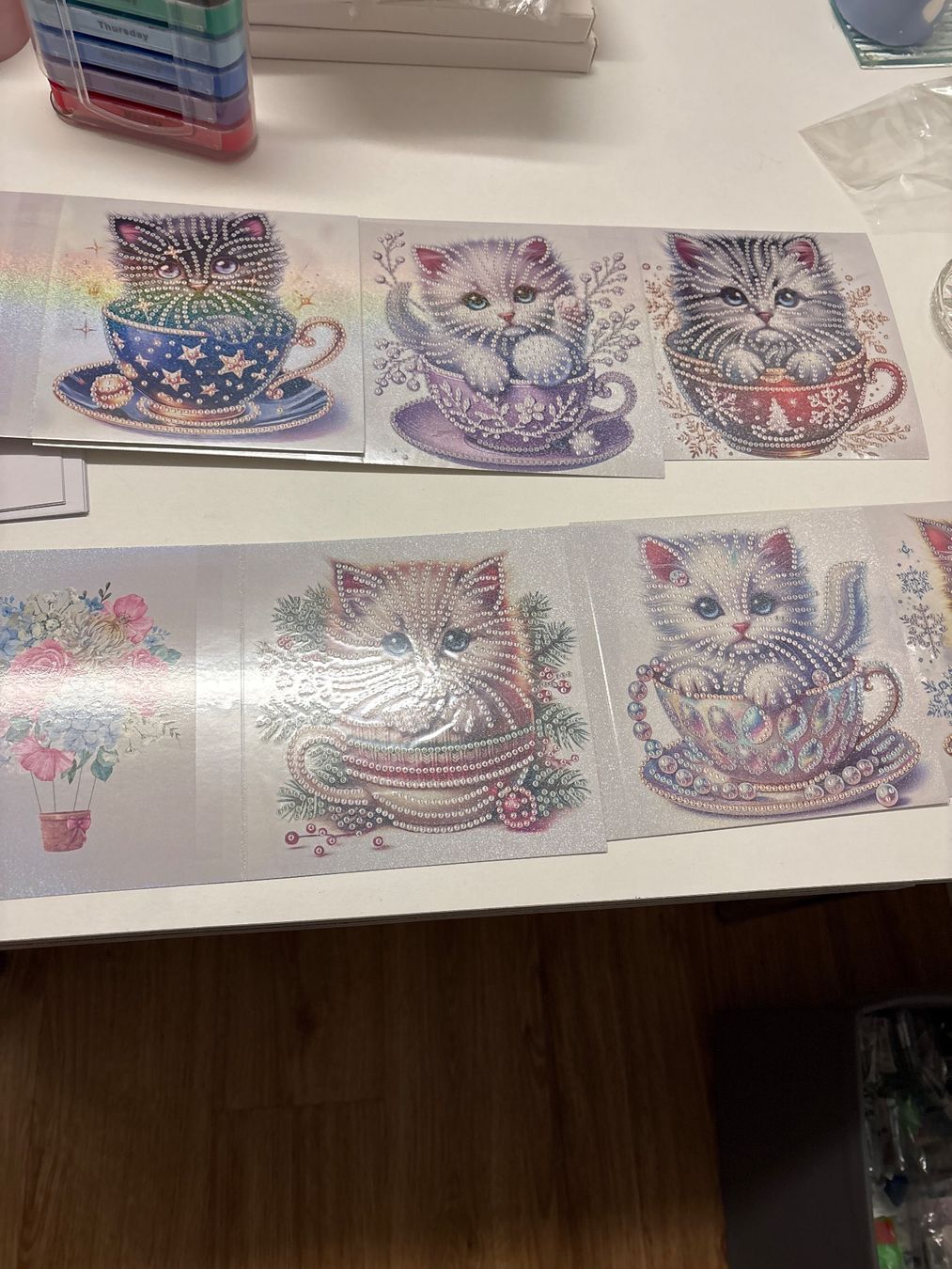 Kit bricolage: Diamond Paiting Karten Katze 🐈 – Nuovo (secondo la descrizione) da Amriswil venduto da SCHLOSSGEISTLI 1