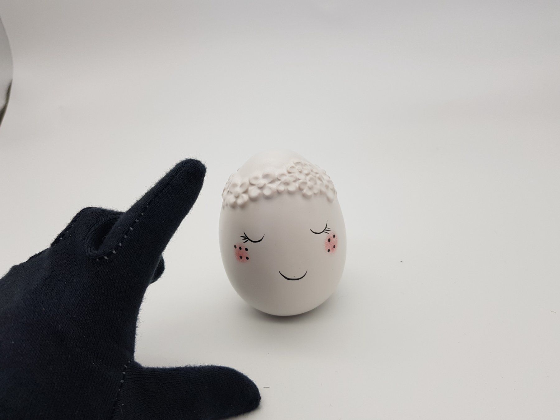 Tutte le decorazioni: Pesaro Ei Gesicht Weiss Keramik – Nuovo e nell'imballaggio originale da Brugg AG venduto da swiss.sales.force 3