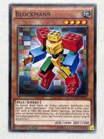 Yu-Gi-Oh! Karte Blockman YGLD-DEC21 seltene Sammlerkarte!