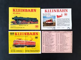Kleinbahn Schweizer Katalog HO, 40 Jahre mit Preislist 1983