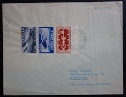 Italien Brief nach Schweiz 1949