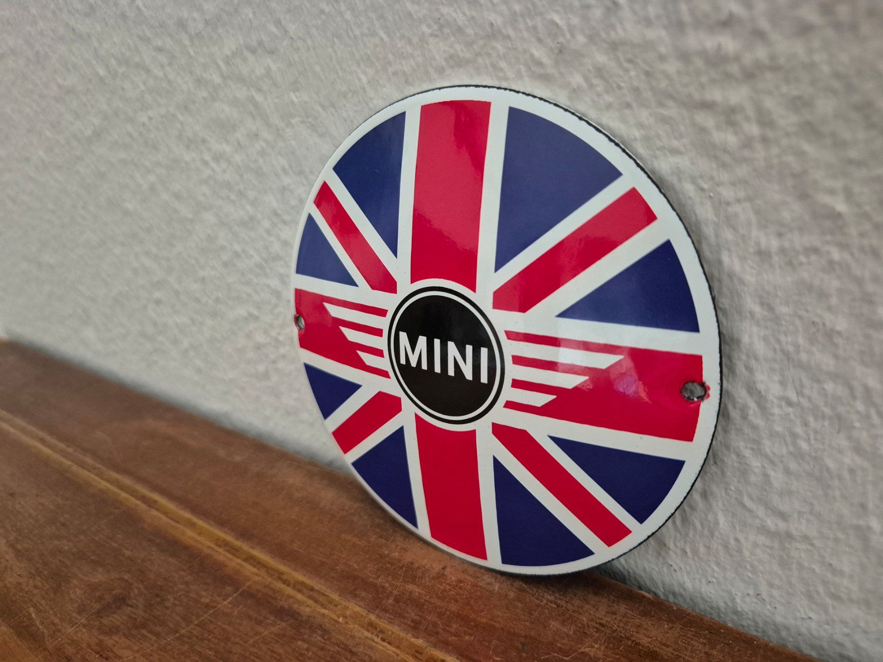 Mini Insegne: Emailschild Mini Cooper Logo Werkstatt Garage Emaille Schild – Nuovo (secondo la descrizione) da Schaffhausen venduto da pfanis09 3