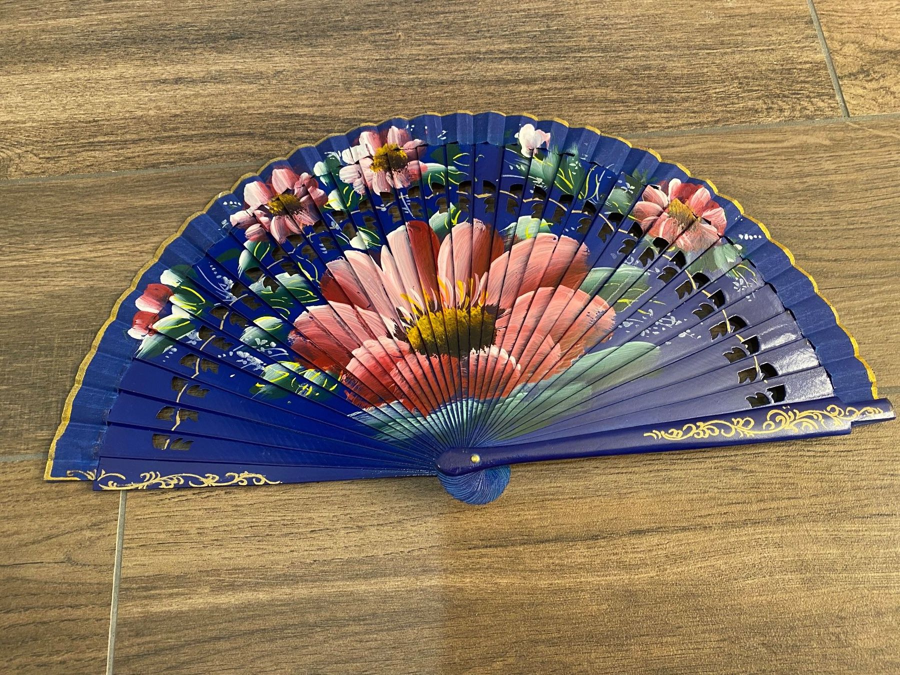 Tutte le decorazioni: Medina Fächer mit Blumenmuster blau – Usato da Pratteln venduto da a23_j2gs 5