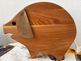 Sparschwein aus edlem Holz