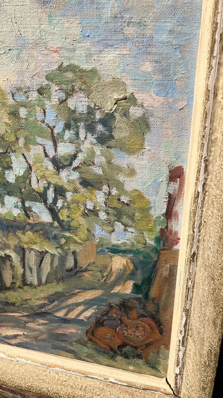 Dipinti: tableau Estavayer la tour du château – Usato da St-Cierges venduto da LeRegain 2