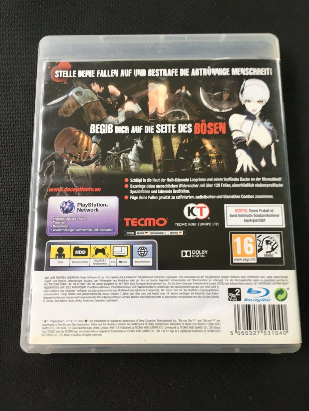 Sony Giochi: Deception IV Blood Ties - Playstation 3 / PS3 – Usato da St.Gallen venduto da sjosjo 1