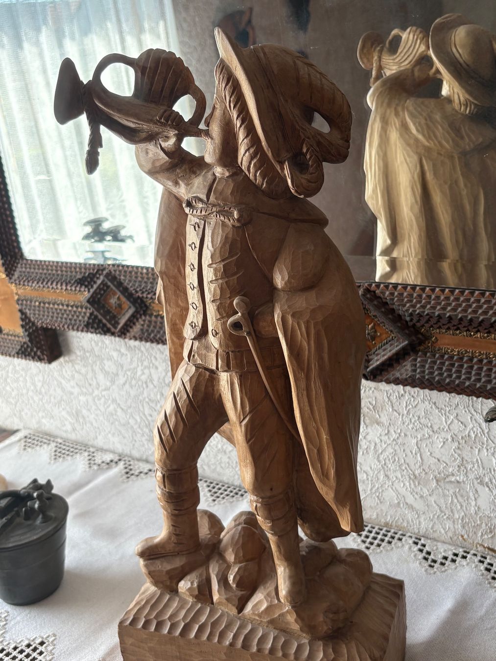 Figurines: Trompeter von Säckingen,geschnitzt – D'occasion à Frick par Rukki 1