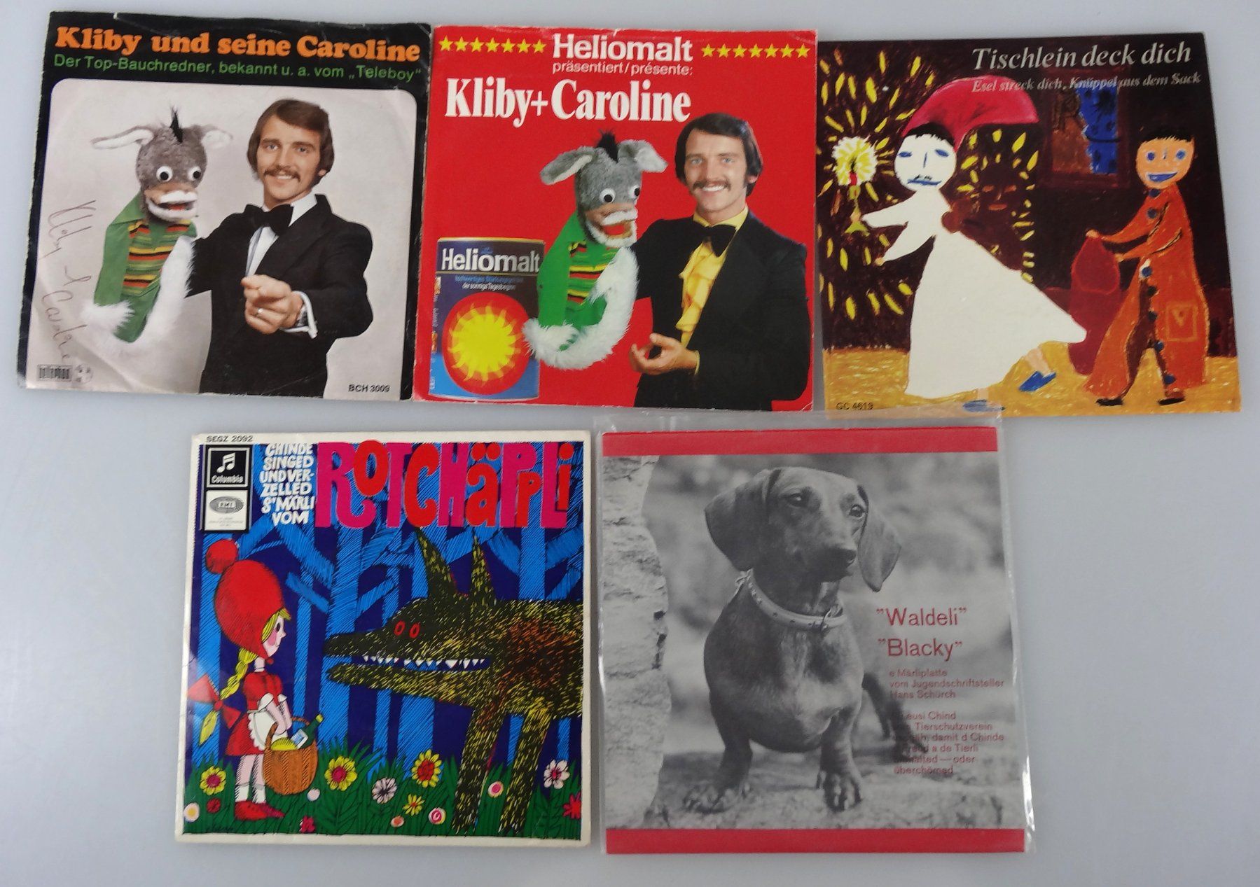 Dischi in vinile: Vinyl-Singles div. Comedy, Erzählungen und Märchen – Usato da Rüti ZH venduto da Restwert_Rueti_ZH 1