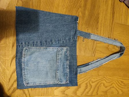 Handmade Denim Tote Bag