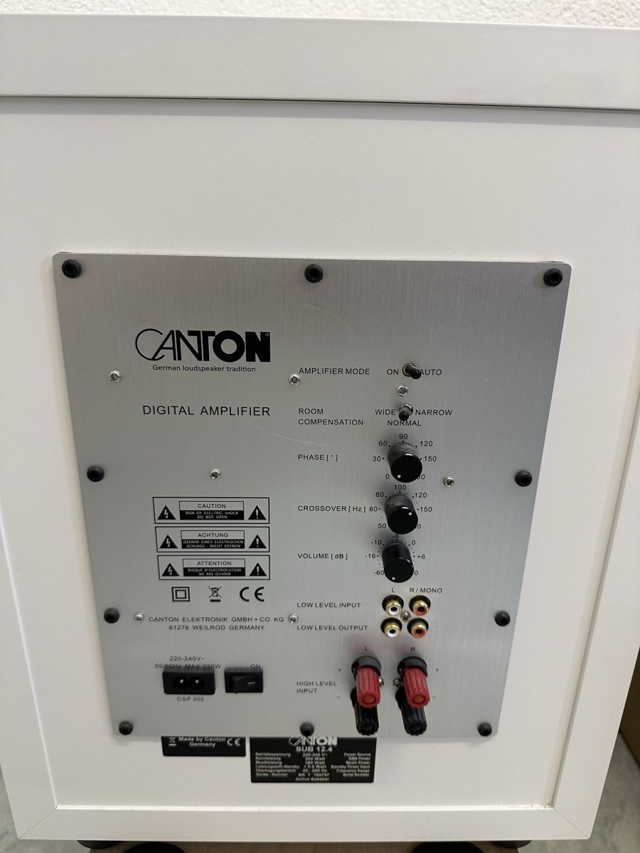 Canton Lautsprecher: Canton Sub 12.4 Aktiv-Subwoofer – Gebraucht aus Lyss von Schw4b 2