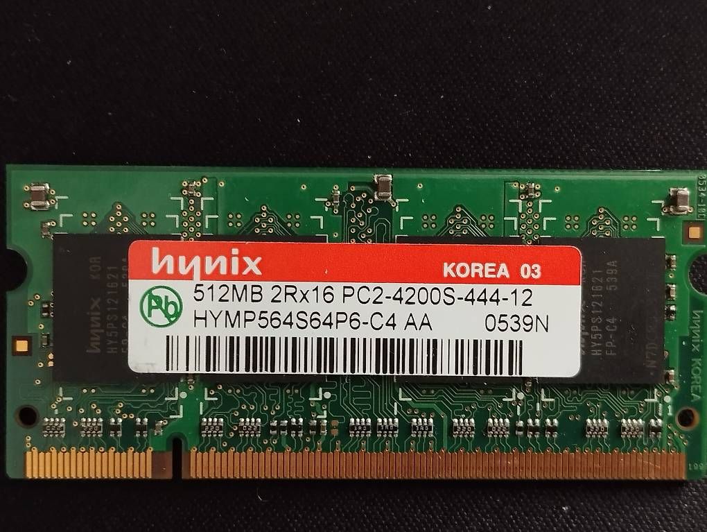 Memoria / RAM: 512MB RAM Module HYMP564S64P6-C4AA – Usato da Berikon venduto da m1l3n