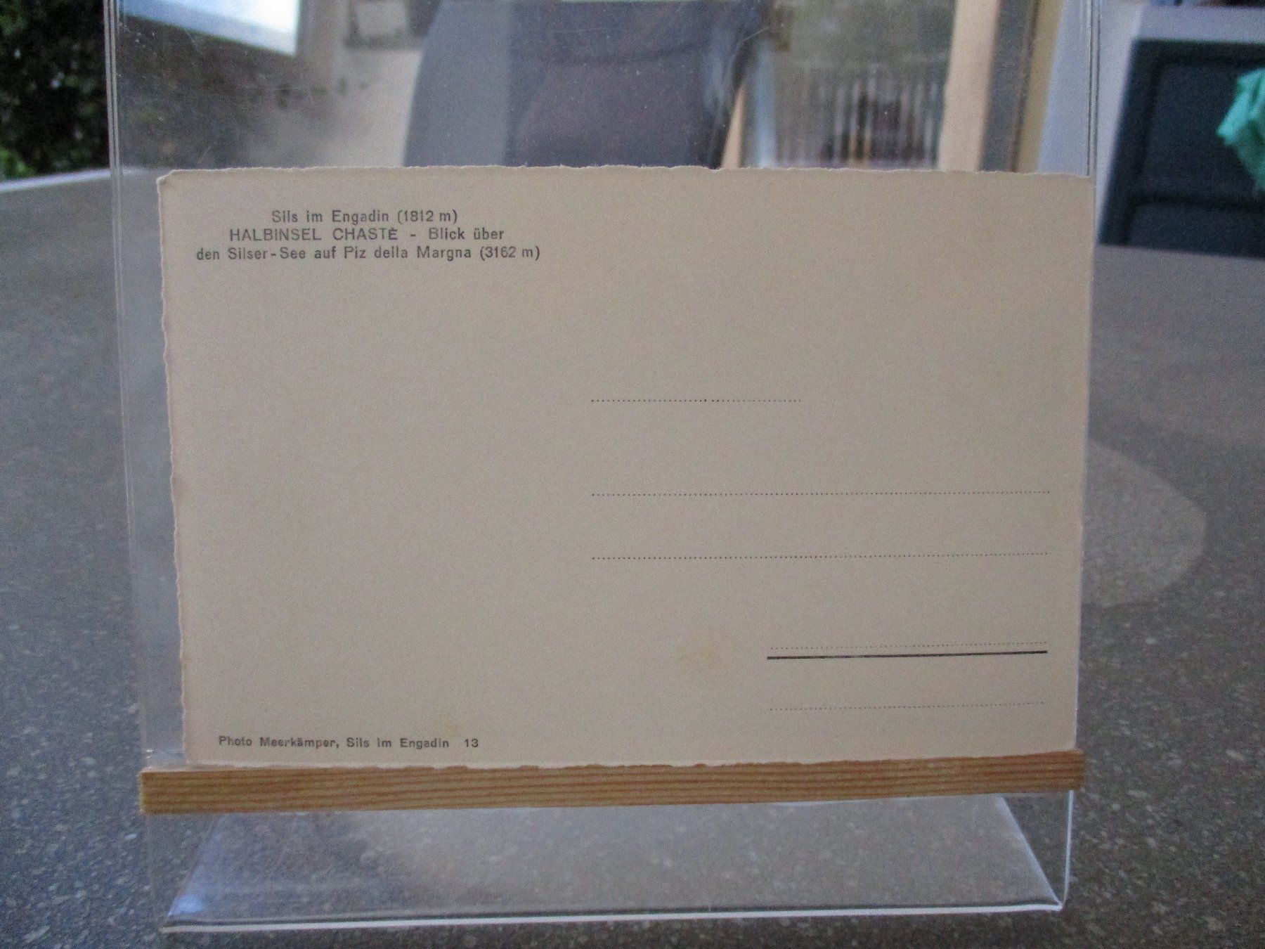 Cartoline postali: Sils im Engadin Postkarte   1 – Usato da Felsberg venduto da sanwill 1