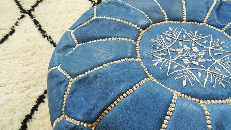 Divani: Pouf  Marocain en Cuir de Marrakech – Nuovo (secondo la descrizione) da cournillens venduto da Haronn 3