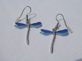 Libellen-Ohrhänger im Bohème-Stil, Modeschmuck / NEU