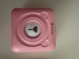 Peripage Mini A6 Drucker pink mit Zubehoer neu