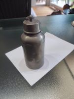 Antike Zinn Flasche mit Deckel