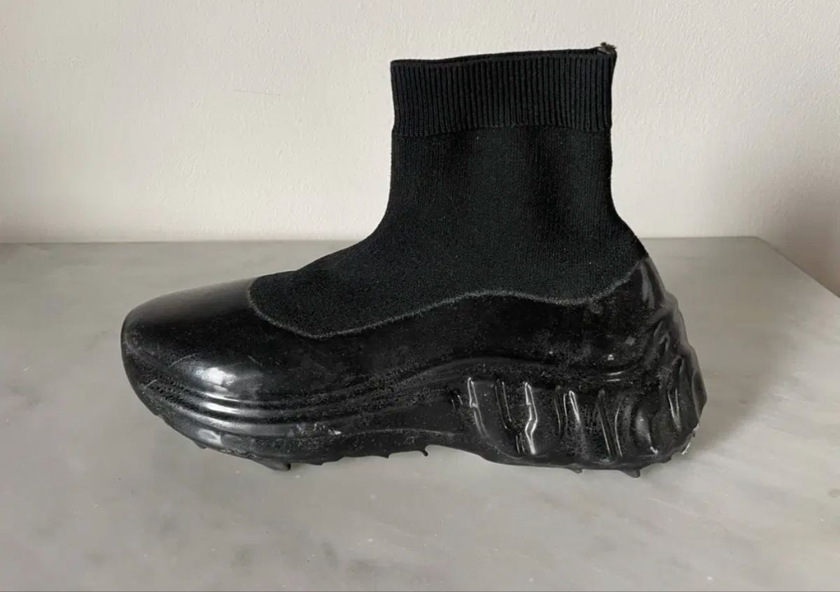 Miu Miu Damenschuhe: Miu Miu Ankle Boot - Rubber – Gebraucht aus Buochs von zukkias