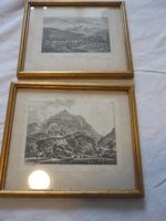 2 kleine Bild Antik - Chur + Rezüns