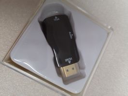 HDMI zu VGA Adapterstecker, Schwarz