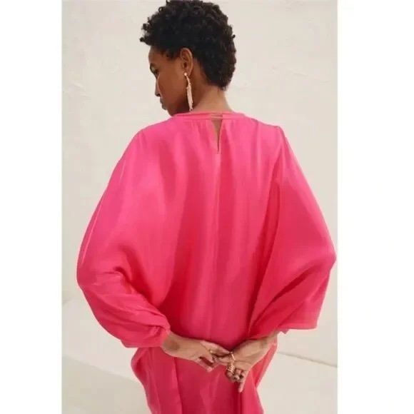 H&M Vestiti: Robe caftan rose "pink" en viscose H&M édition limitée S – Nuovo (secondo la descrizione) da Granges (Veveyse) venduto da Hey-ya 3