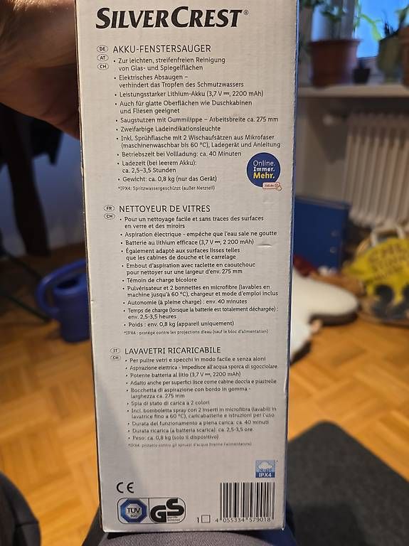 Altro per la casa: Akku Fenstersauger NEU – Usato da Winterthur venduto da Yamahaxj6 2