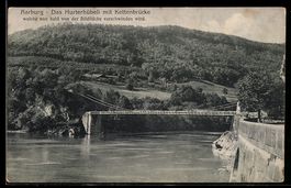 AK Aarburg, Hurterhübeli mit Kettenbrücke