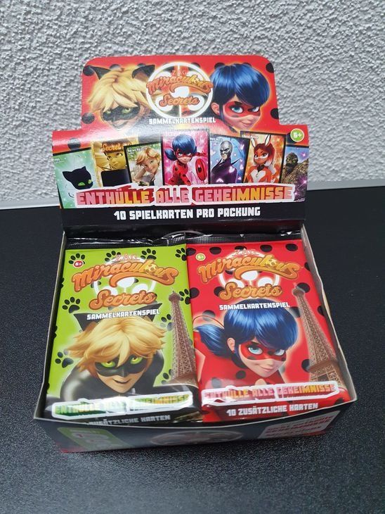 Spiele: Neu - Miraculous/Ladybug - 24x10 Spielkarten – Neu und originalverpackt aus Dagmersellen von Jarsetz_Restposten
