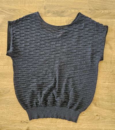 Leichtes Sommer-Top Camaieu Dunkelblau Gr.XS - Top modisch