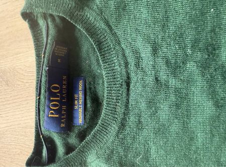 Polo Ralph Lauren Merinowolle Pullover Grün - Grösse M